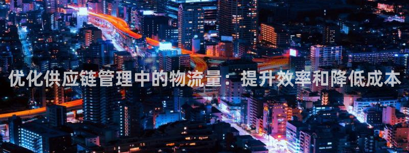 28圈网站怎么注册：优化供应链管理中